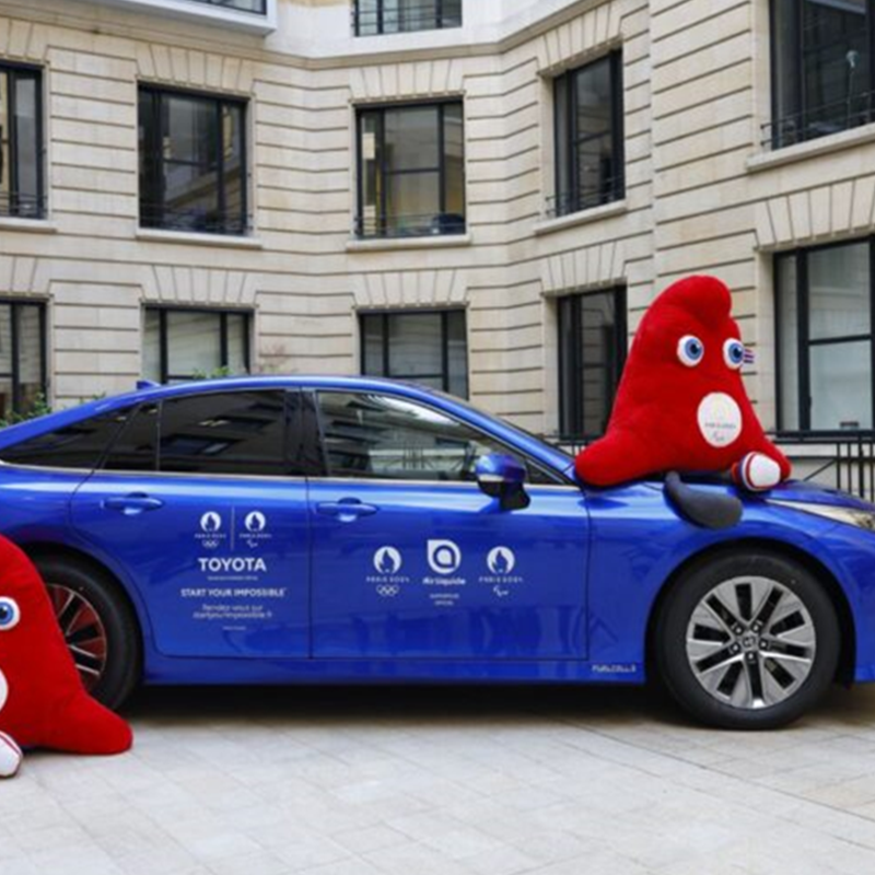 Air Liquide поддерживает Париж 2024: поставит водород для 100 Toyota Mirai