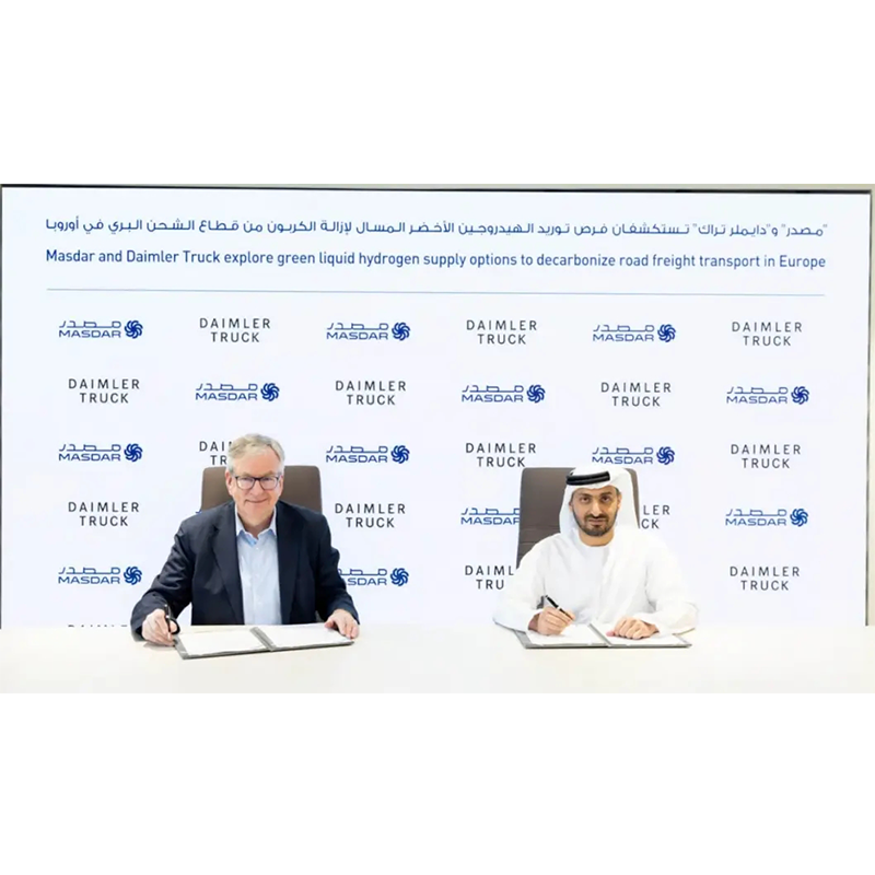 Daimler Trucks в партнерстве с Masdar планирует экспортировать зеленый жидкий водород в Европу